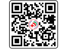 A qr code with a red circle and a white circle

Description automatically generated